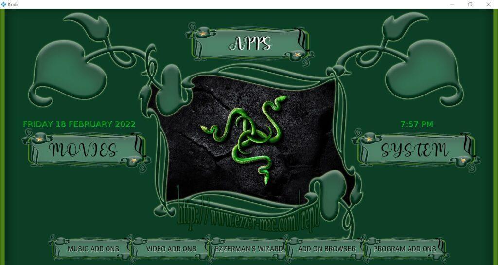 Ezzer-Man's Verde Kodi Build