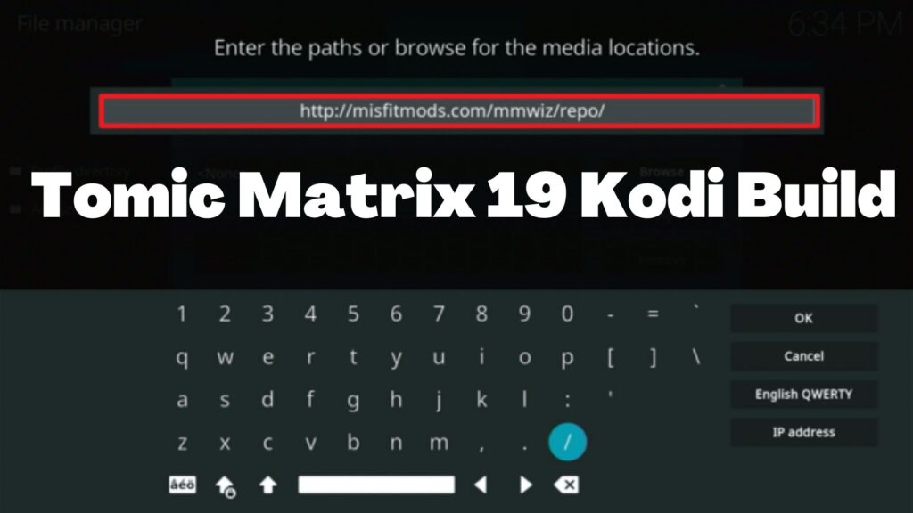 Tomic Matrix 19 Kodi Build