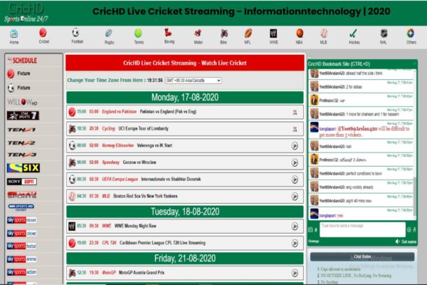 CricHDLive cricket Streaming