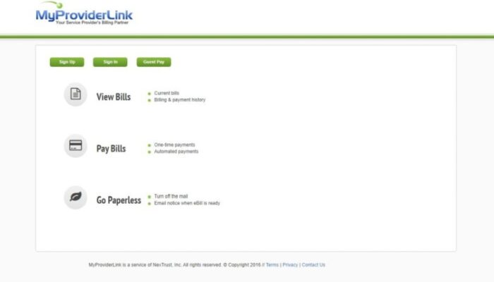 MyProviderLink.com Login