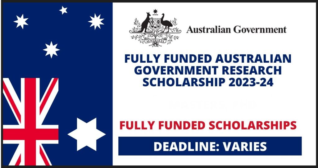 Australian Government Research Scholarship