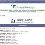 Tvseries4mobile Alternatives