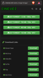 Cinevez Movies Free Download Links