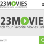 123 Movie website homepage