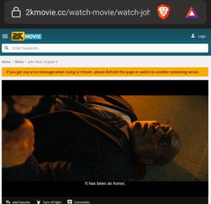Streaming John Wick 4 on 2kmovies