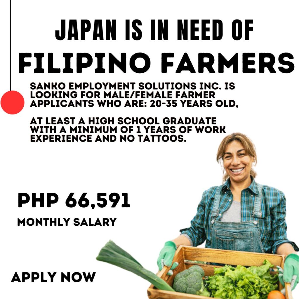 Hiring Farmer In Japan