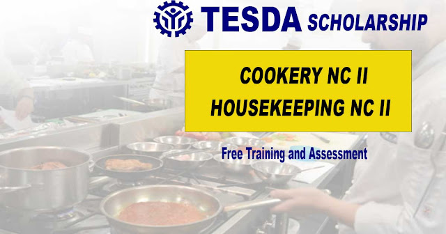 TESDA Cookery NC II and Housekeeping NC II Scholarship