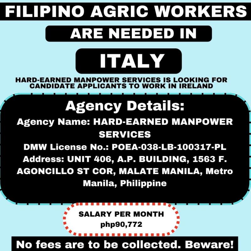 Agric Workers in Italy