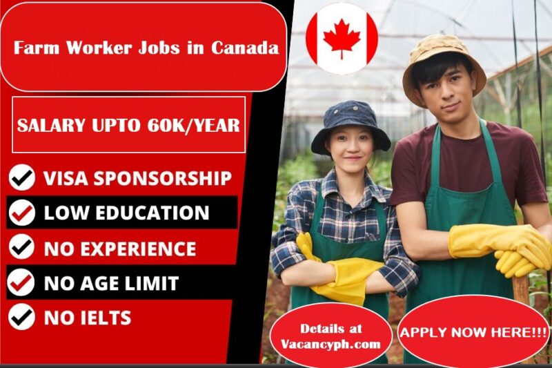 General Farm Worker Jobs in Canada with LMIA Permits